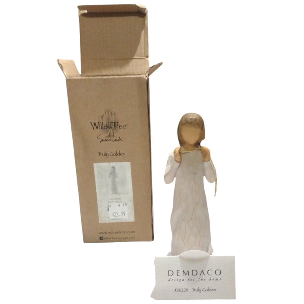 Willow Tree Truly Golden Figurine - Cream and Brown